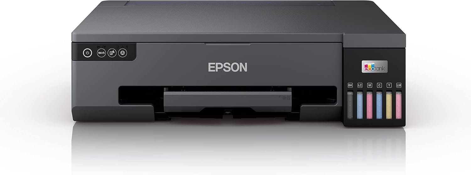 Epson EcoTank Photo L18050 A3+ Wi-Fi 6-Colour Photo Ink Tank Printer – Professional Borderless Printing, CD/DVD & PVC ID Card Printing, Ultra-Low-Cost High-Volume Output.