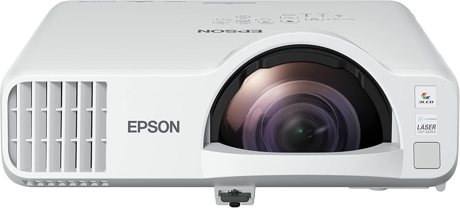 Epson EB-L200SX - 3LCD projector - 3600 lumens (white) - 3600 lumens (colour) - XGA (1024 x 768) - 4:3-802.11a/b/g/n/ac wireless/LAN/Miracast - white