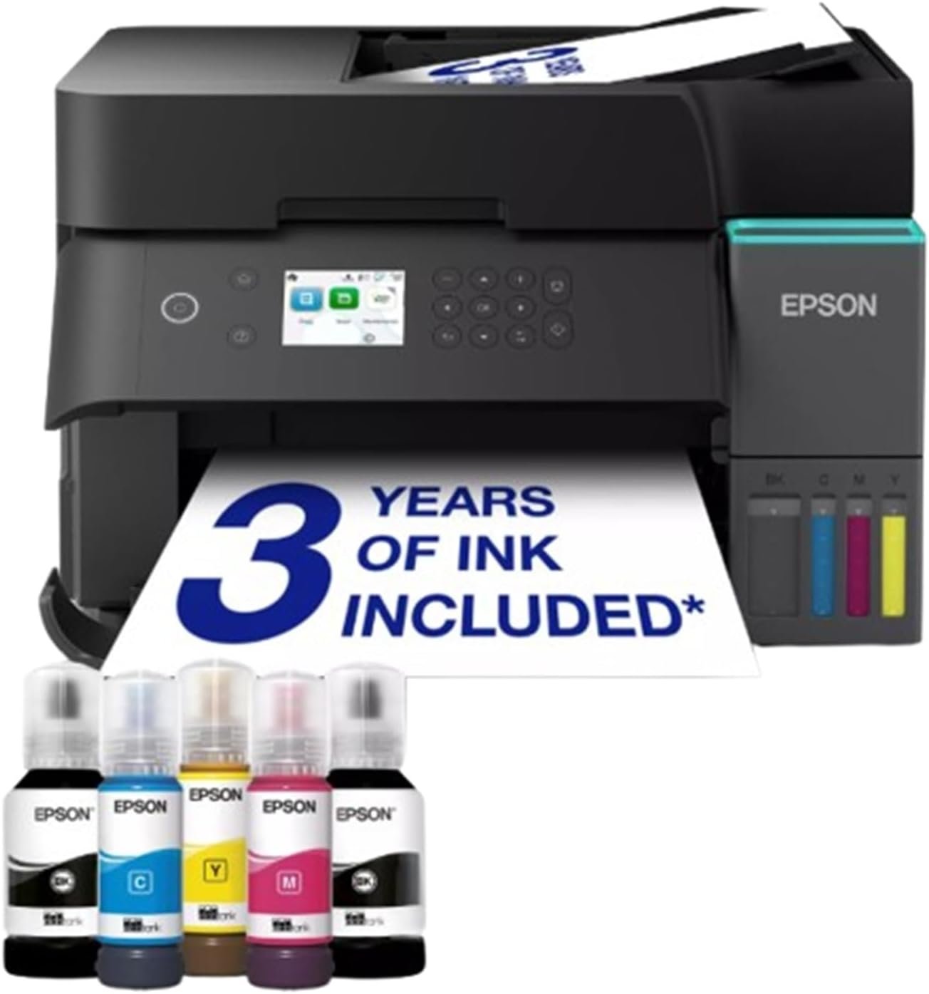 Epson EcoTank L6370: 2026 Model | Cost-Effective Multi Function Printer | Wi-Fi | A4 | Duplex Printer with Duplex Scan | LCD Display