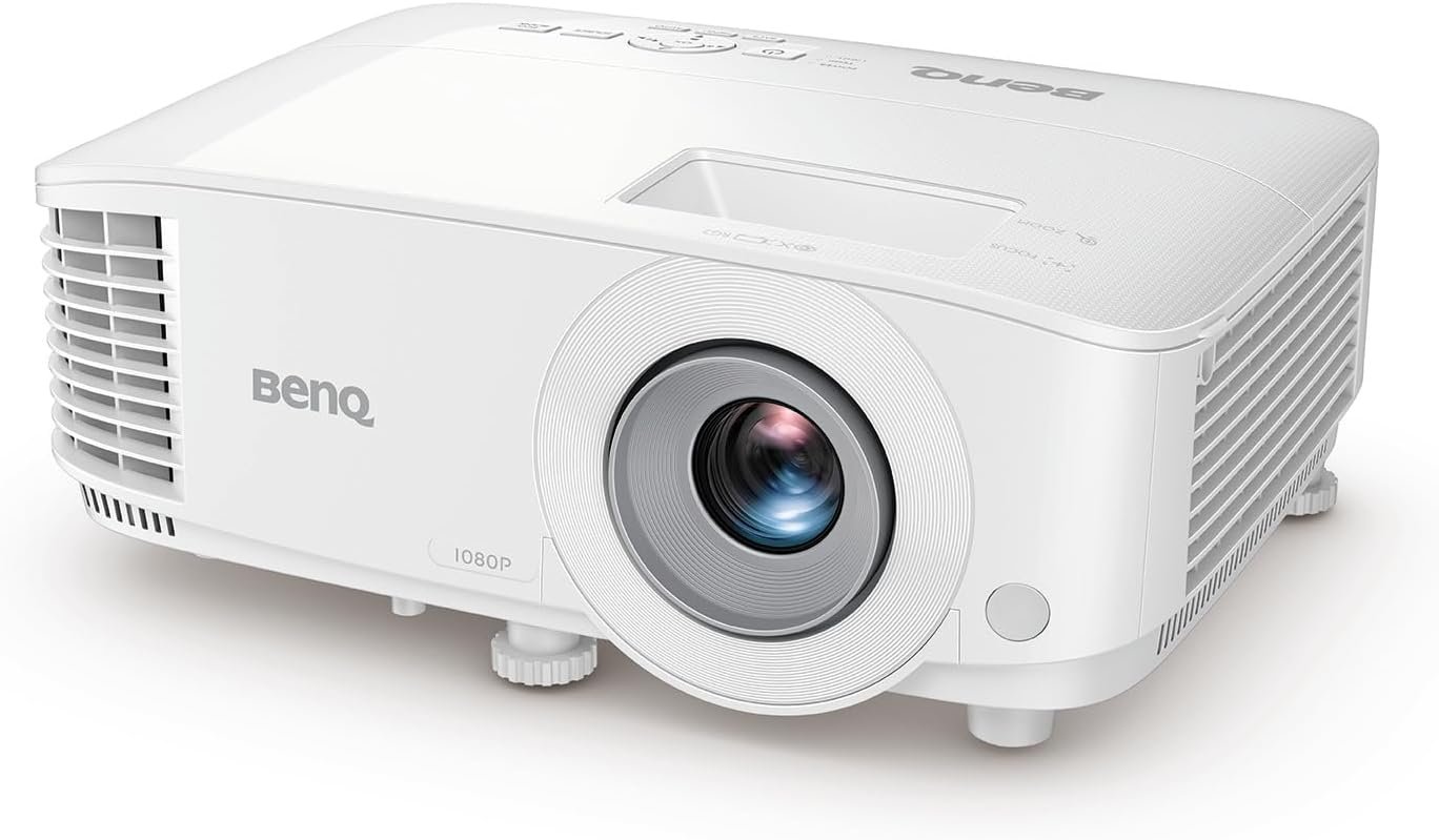 BenQ MH560 1080p Business Projector, DLP, Full HD, 1920 x 1080, 3800 Lumens High Brightness, 20000:1 High Contrast Ratio, Dual HDMI, VGA, Auto Keystone Correction, Simple Setup, SmartEco Technology